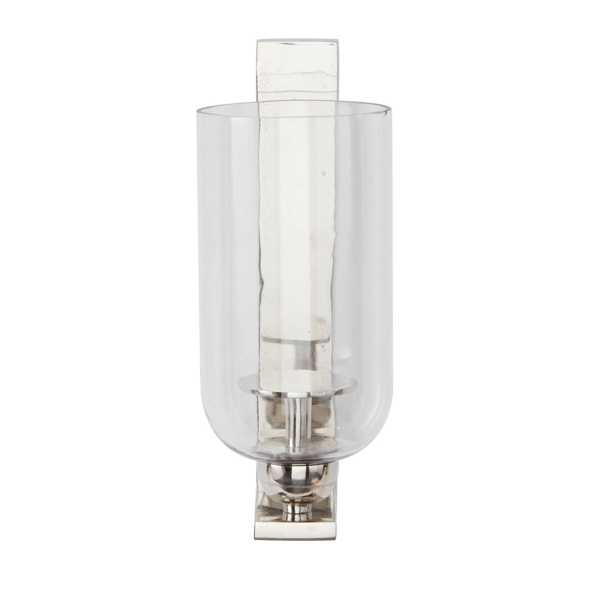 Silver Aluminum Modern Wall Sconce